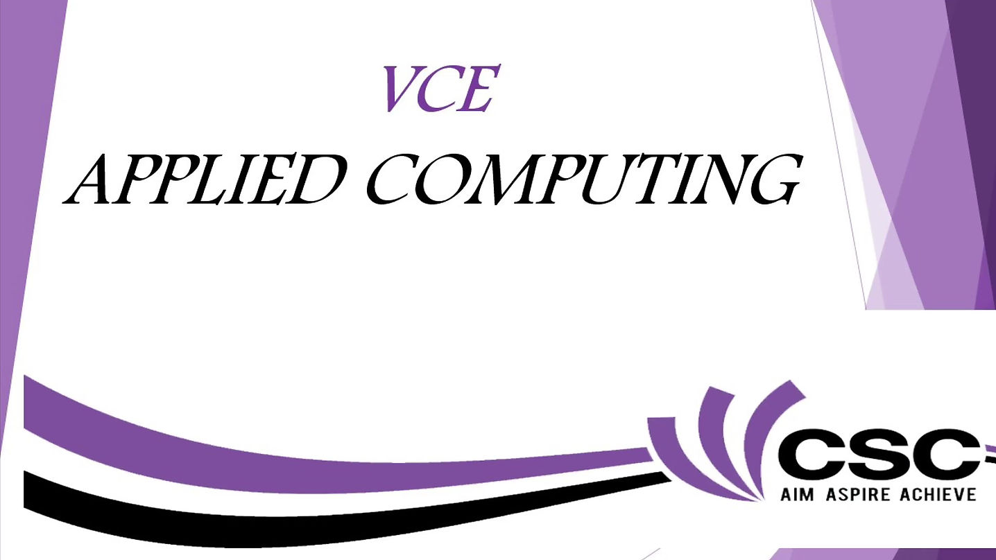 Applied Computing